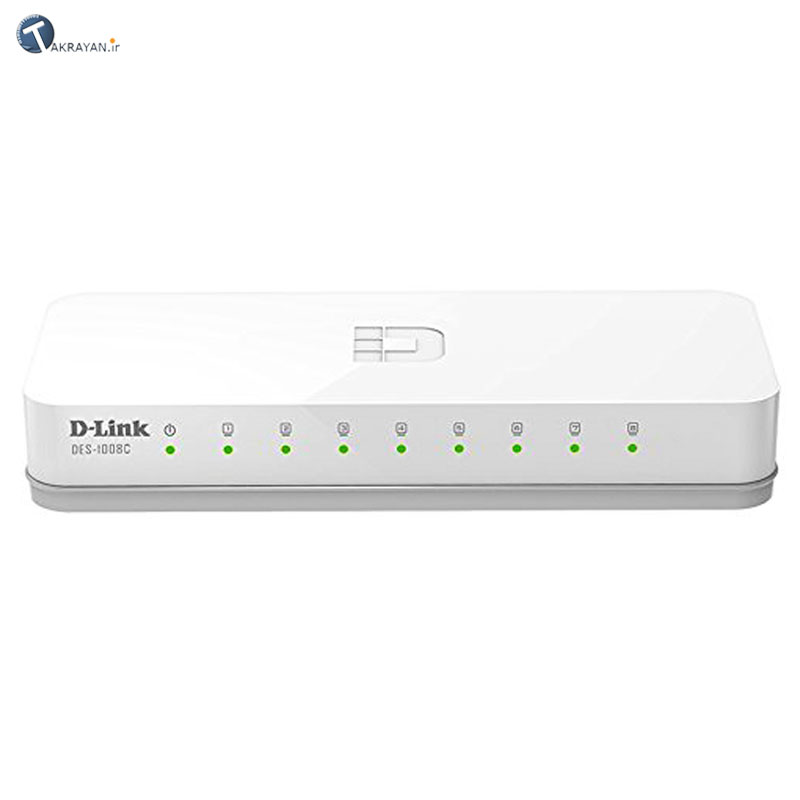 D-Link DES-1008C 8-Port Unmanaged Switch Network Switch